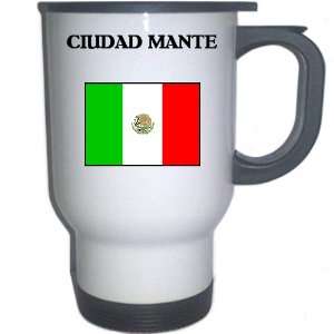  Mexico   CIUDAD MANTE White Stainless Steel Mug 