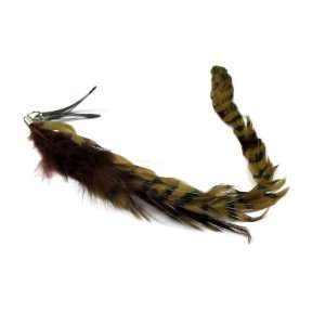  Coco Brown Fashion Feather Hair Extension, 9  Jewelry