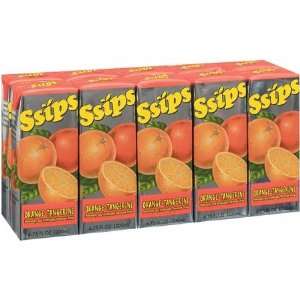 Ssips Orange Tangerine Boxed Juice Drink 10 pk (Pack of 4)  