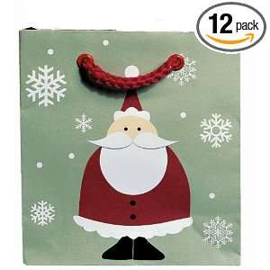 The Gift Wrap Company Santa Tumblers Petite Square Gift, 2 Ounce Bags 