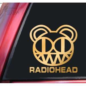  RADIOHEAD Vinyl Decal Sticker   Mirror Gold Automotive