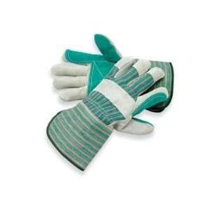 Radnor Large Shoulder Grade Double Leather Palm Gloves With Gauntlet 