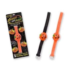  Squeeze and Flash   Halloween Jelly Bracelet Case Pack 72 