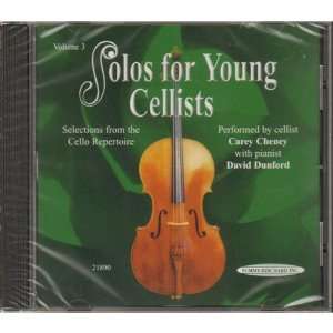  Solos for Young Cellists Volume 3 CD by Carey Cheney 