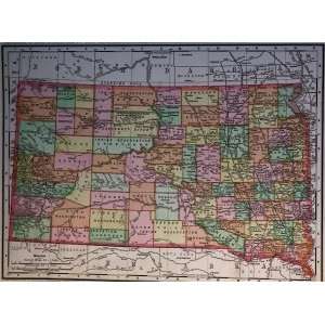  Spofford Map of Kansas (1900)