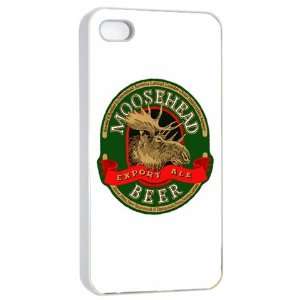  Moosehead Beer Logo Case for Iphone 4/4s (White) Free 