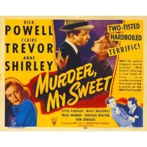  Murder My Sweet   Movie Poster   11 x 17