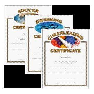  Sports Certificates (10 Pack)   Baseball Sports 