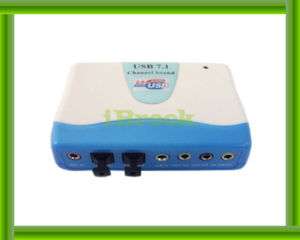 USB 2.0 7.1 Ch Optical Audio Sound Card SPDIF Adapter  