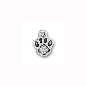  Charm Factory Pewter Small Paw Print Charm Arts, Crafts & Sewing