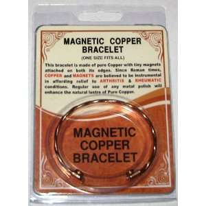 Magnetic Therapeutic Bracelet   Beautiful Solid Copper Magnet Therapy