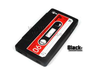 10 x Cassette Tape Silicone Case for iPhone 4 + 10 Film  