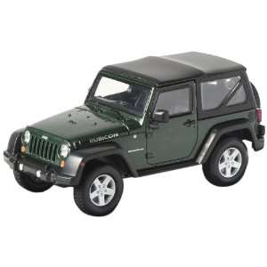    GreenLight 143 Jeep Rubicon Black Forest Green Pearl Toys & Games
