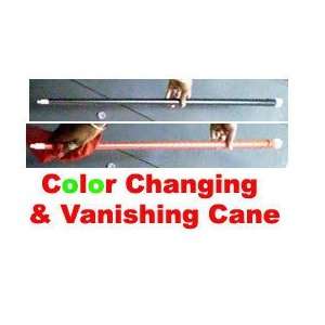  Color Changing & Vanishing Cane   Stage Magic Tric Toys 