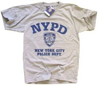 NYPD T SHIRT, Officially Licensed Crewneck New York Police Department 