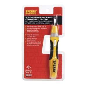  Sperry ST6401 Voltage Continuity Screwdriver Tester, 12 