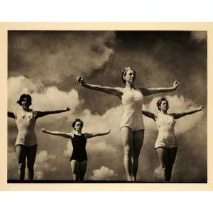   Gymnasts Leni Riefenstahl   Original Photogravure