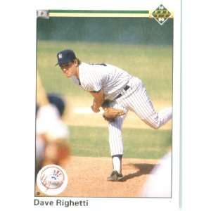  1990 Upper Deck # 479 Dave Righetti New York Yankees / MLB 