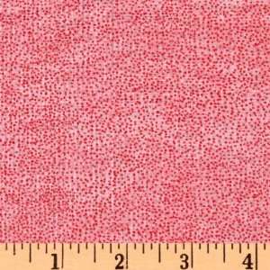   Lil Miss Cutie Patootie Springtime Speckles Pink Fabric By The Yard