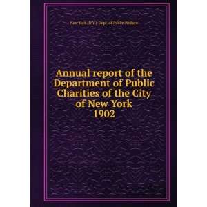  Annual report of the Department of Public Charities of the 