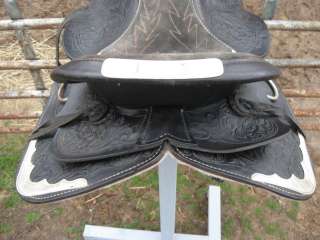 Used 16 Inch Western Show Saddle All Around Ranch Work Safe Trail 