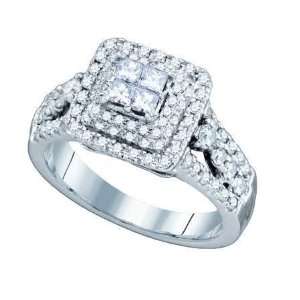  1.01ctw Diamond Bellagio Invisible Bridal Ring Jewelry