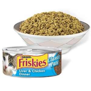  Friskies Classic Pate Liver and Chicken Canned Cat Food 