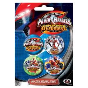  Pyramid International   Power Rangers pack 4 badges Colors 
