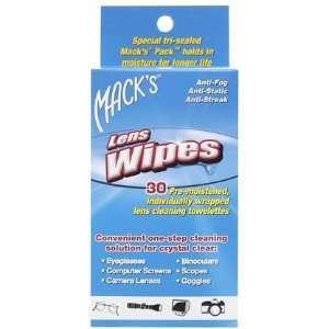  Macks Lens Wipes Cleaning Towelettes 30 ct (Quantity of 5 