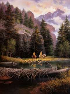 Lure Of The Rockies Cowboy Jack Sorenson 12x16 Framed or Unframed 