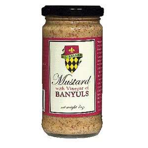 Keller Mustard with Vinegar of Banyuls, 6 Oz. Jar  