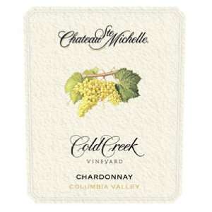  2009 Chateau Ste Michelle Cold Creek Chardonnay 750ml 