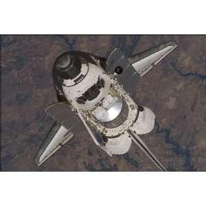  Space Shuttle Discovery in Orbit   24x36 Poster 