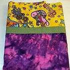 pillowcase gir ly girl guitars with purple tye dye ooak