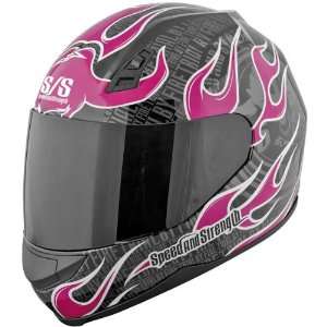 Speed and Strength SS700 Trail By Fire Pink Helmet   Color 