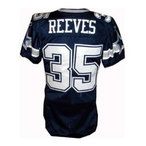 Jacques Reeves #35 Cowboys Game Issued Navy Jersey (Size 46) (Tagged 