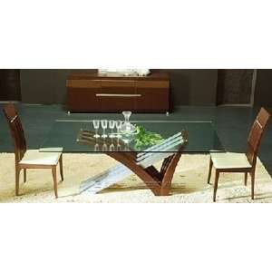   Mirage Table with Glass Top Rossetto Italian Tables