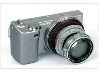 Contax RF lens  Leica L39 to Sony Alpha NEX 5/NEX 3  