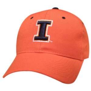  Mens University of Illinois Fighting Illini Orange Cap 