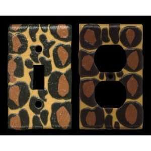  Cheetah Print Switchplate by Joan