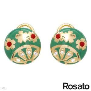 ROSATO Made in Italy Stylish Earrings With Cubic zirconia Well Made in 