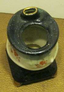 1960s Ceramic Made In Japan POT BELLY STOVE Ashtray TOBACCIANA 