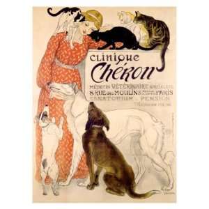 Clinique Cheron, c.1905 Giclee Poster Print by Théophile Alexandre 