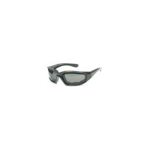 Birdz Eyewear Oriole Sunglasses Motorcycle Glasses (Black Frame/Smoke 