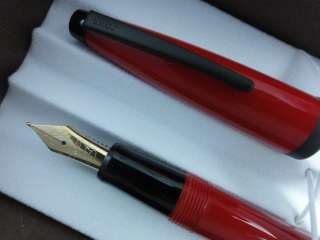 Cross Red and Ebony Black Appointment Fountain Pen with 23k Gold 