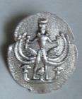 Vintage Egyptian Revival Sterling Silver Pin Brooch  