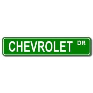  CHEVROLET Street Sign Custom Aluminum Street Signs Sports 