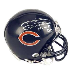  Mike Ditka Chicago Bears Autographed Mini Helmet with HOF 
