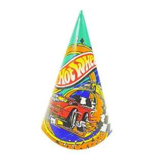  Hot Wheels Birthday Party Hats   8 cnt. Toys & Games