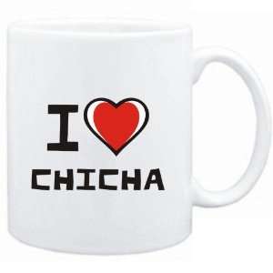  Mug White I love Chicha  Music